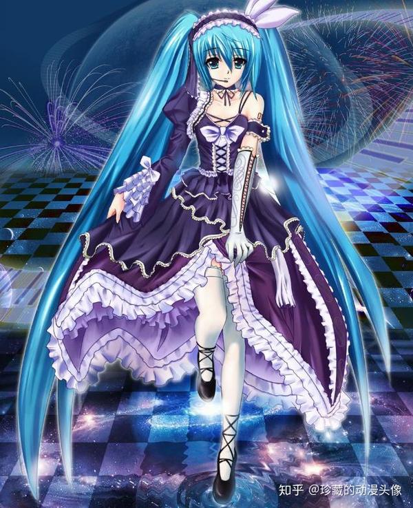 二次元!公主殿下壁纸,可爱的初音未来,最初的声音,无限的未来