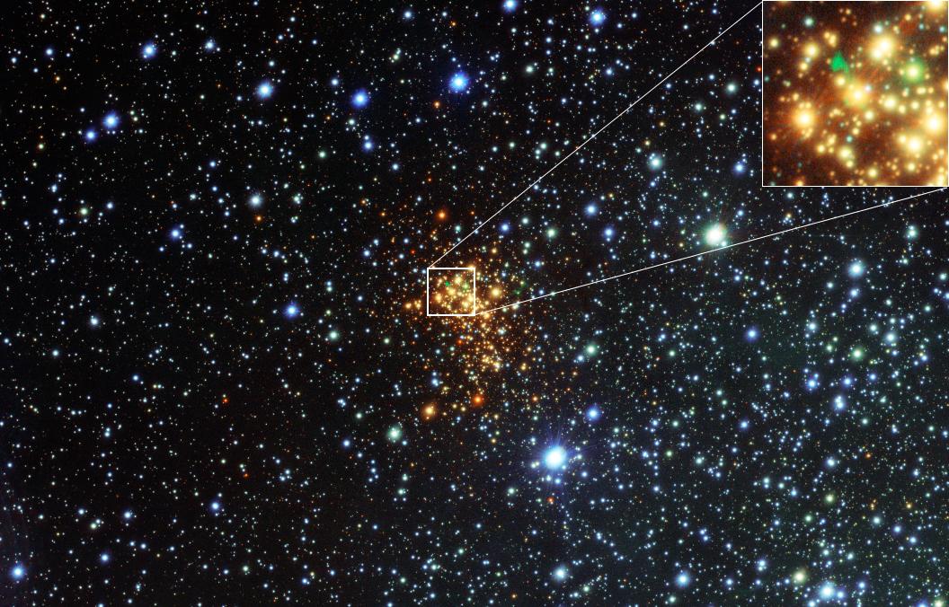 天文编号westerlund 1-26,简称w1-26,属于红超巨星red supergiant