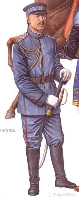 残鳞:大清帝国1905式新军陆军制服略谈(二):常服