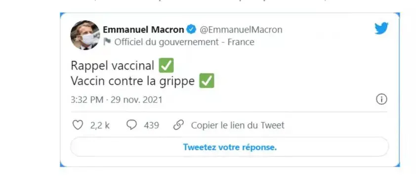 中法双语阅读新冠emmanuelmacron接种第三针加强针