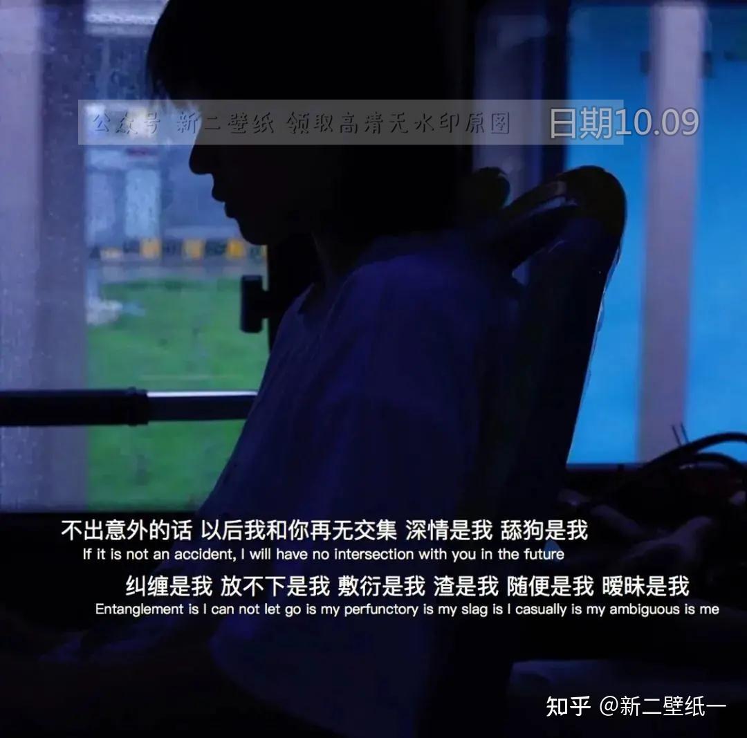 不出意外的话以后我和你再无交集深情是我舔狗是我图片背景图壁纸抖音