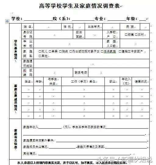 第一,分析学生的家庭经济情况,对学生形成预判