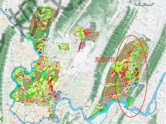 综合来看,龙盛片区将很有可能成为两江新区城市中心.