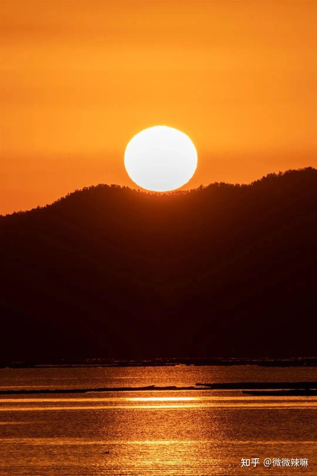 好看的夕阳照片