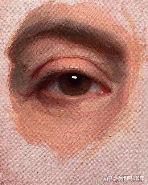 油画眼睛的表现