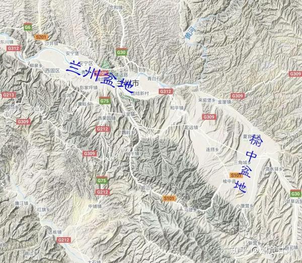 公元4世纪末,一支鲜卑部落曾在榆中盆地立都建立"西秦"国,成为"五胡