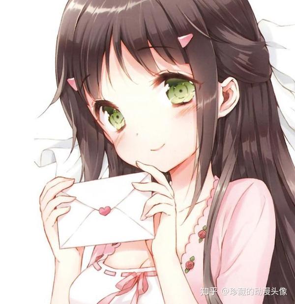 可爱的二次元美少女,打扮起来一定更漂亮吧,收到一封充满爱的信.