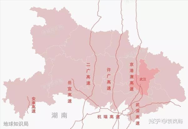 湖北与湖南之间的七条高速:武深高速,杭瑞高速,京港澳高速,许广高速