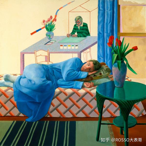 居家隔离的艺术家大卫霍克尼,用这幅作品鼓舞了全世界