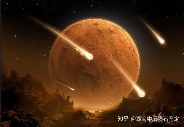 陨石是指从行星际空间穿过地球大气层烧蚀后到达地球的流星体的残留