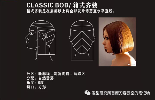 托尼盖(汤尼英盖)toni&guy 经典十二款结构图