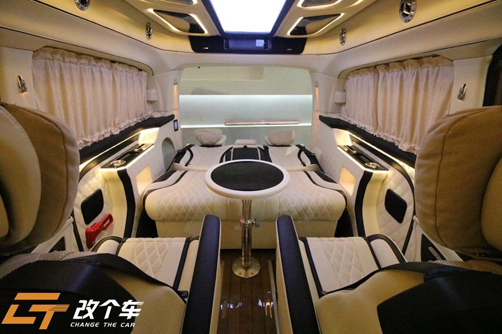 改个车:奔驰威霆内饰改装,6项顶级配置,尽显奢华商务内饰!