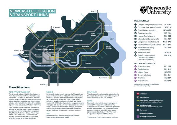 【英国院校指南】纽卡斯尔大学地图及专业详情