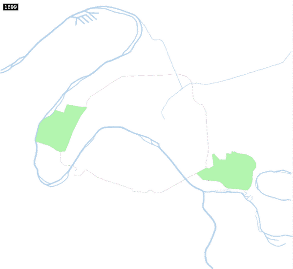 une carte animée qui montre l'évolution du métro