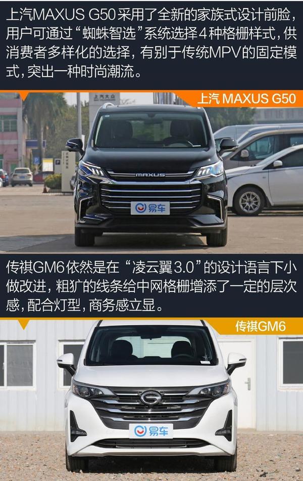 给7座mpv瘦瘦身,上汽maxus g50和广汽传祺gm6,谁更胜一筹?