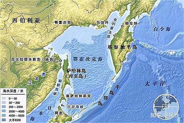 鄂霍次克海气候恶劣,又有寒流和暖流交汇,终年浓雾弥漫.