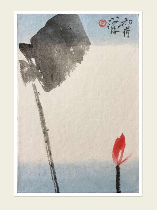 减笔-禅画》