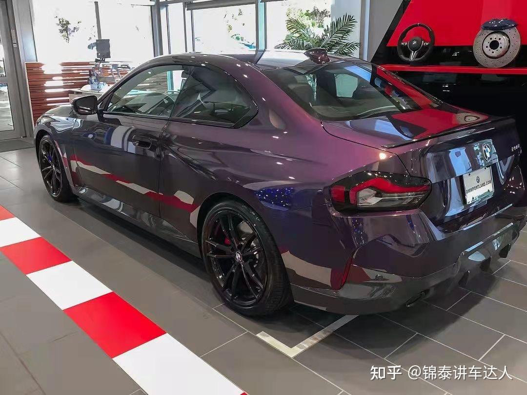 全新bmw2系双门闪电紫