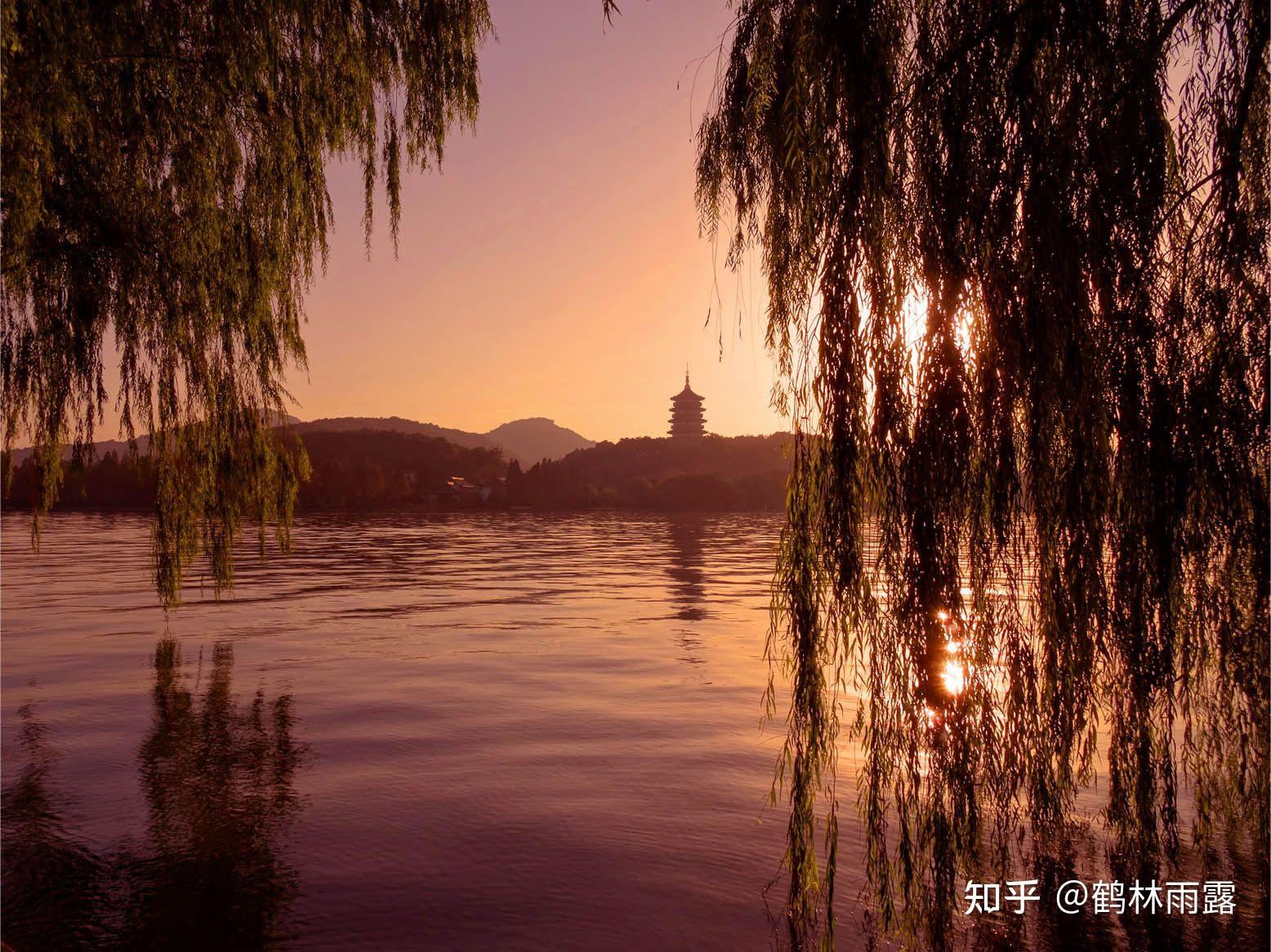 杭州西湖十景之一雷峰塔