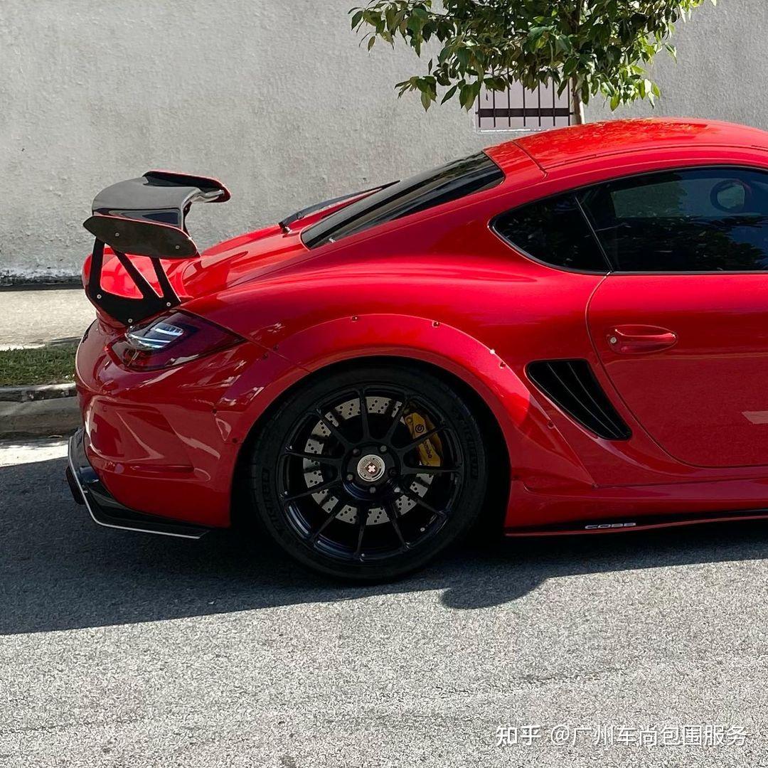 保时捷boxster987改装gt4大包围