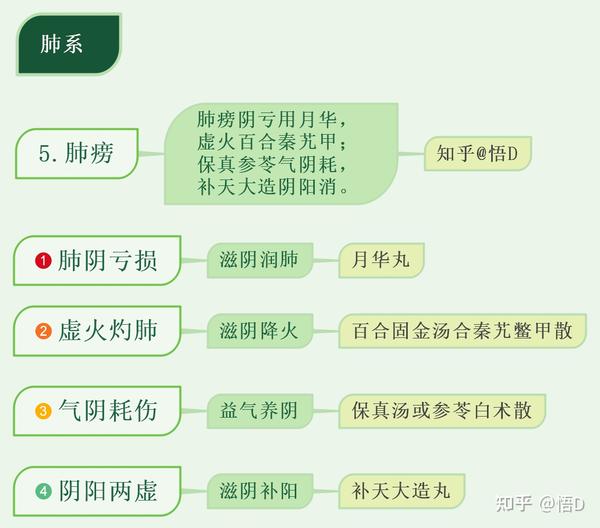 中医执业医师考试 | 中医内科学-肺系疾病-肺痨 思维导图