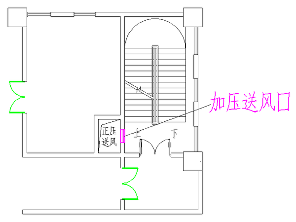 5 防烟楼梯间及其前室的机械加压送风系统的设置应符合下列规定