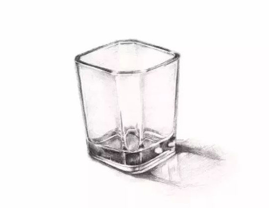 素描玻璃杯怎么画材质画法