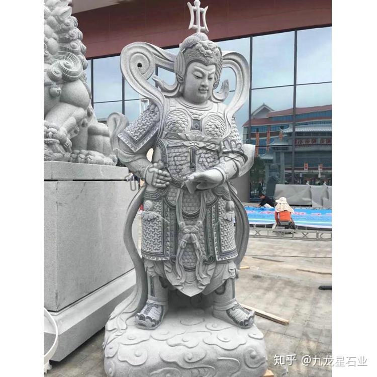 韦陀菩萨塑像图片石雕韦陀雕刻厂