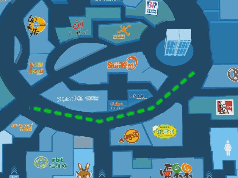 好用的室内地图炫酷特效-三维地图特效可视化演示案例