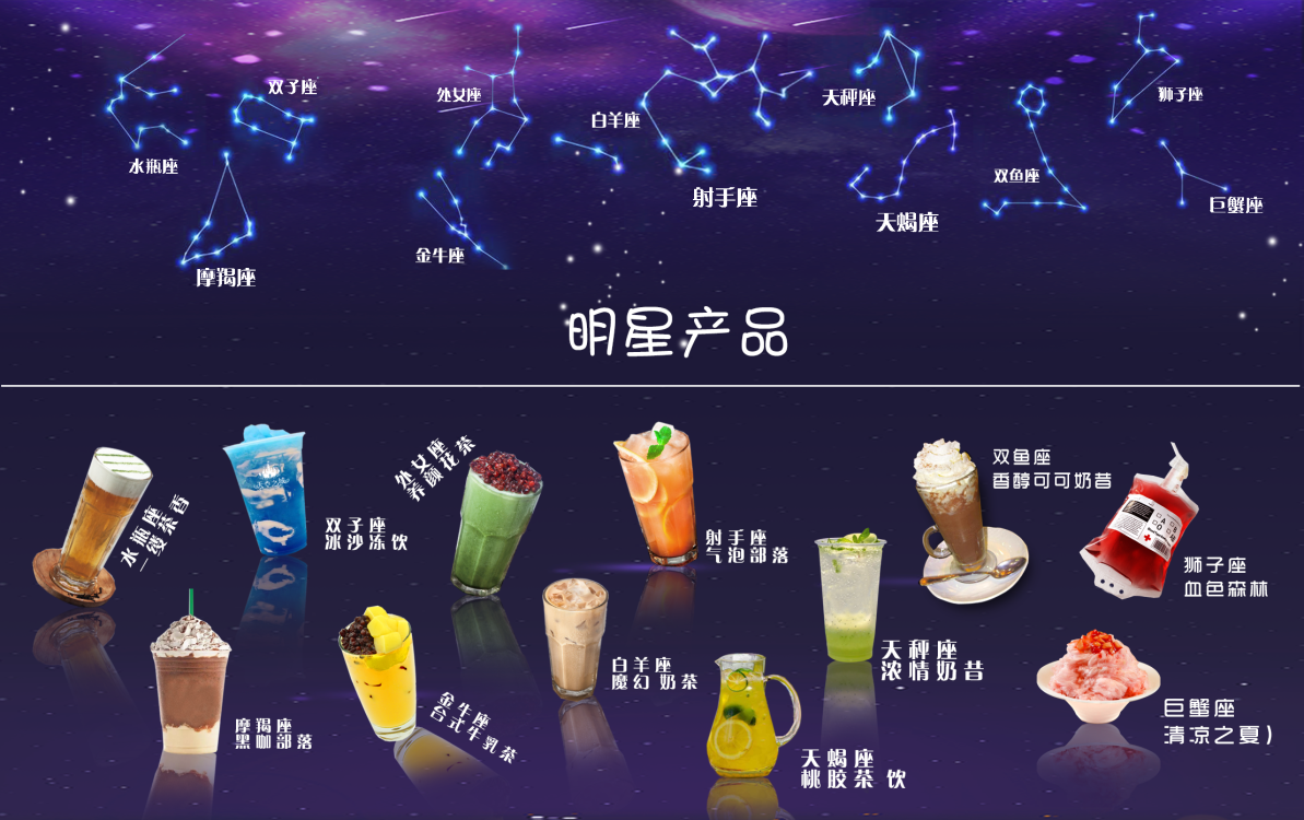 星座秘语专属自己星座的奶茶