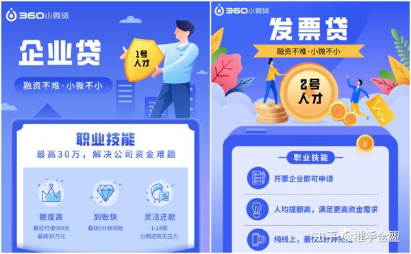 360小微贷67发票贷和企业贷产品最高30万详细申请条件大纲