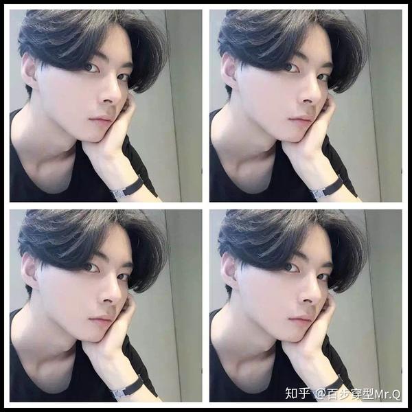 男生中分微卷发型合集