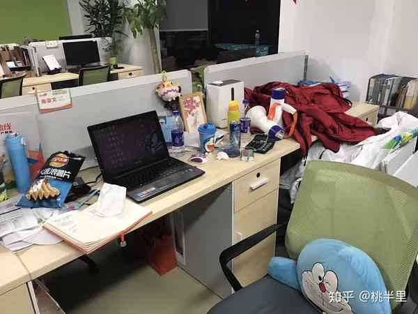 忙乱的办公桌
