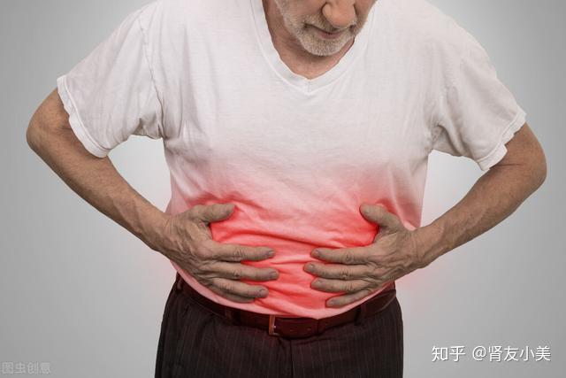 中腹部疼痛可能是急性肠梗阻导致的,可概括为痛,吐,胀.