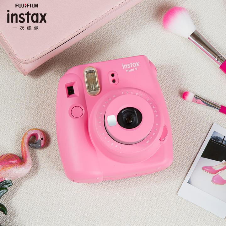 富士instax立拍立得 一次成像相机 mini9相机(mini8升