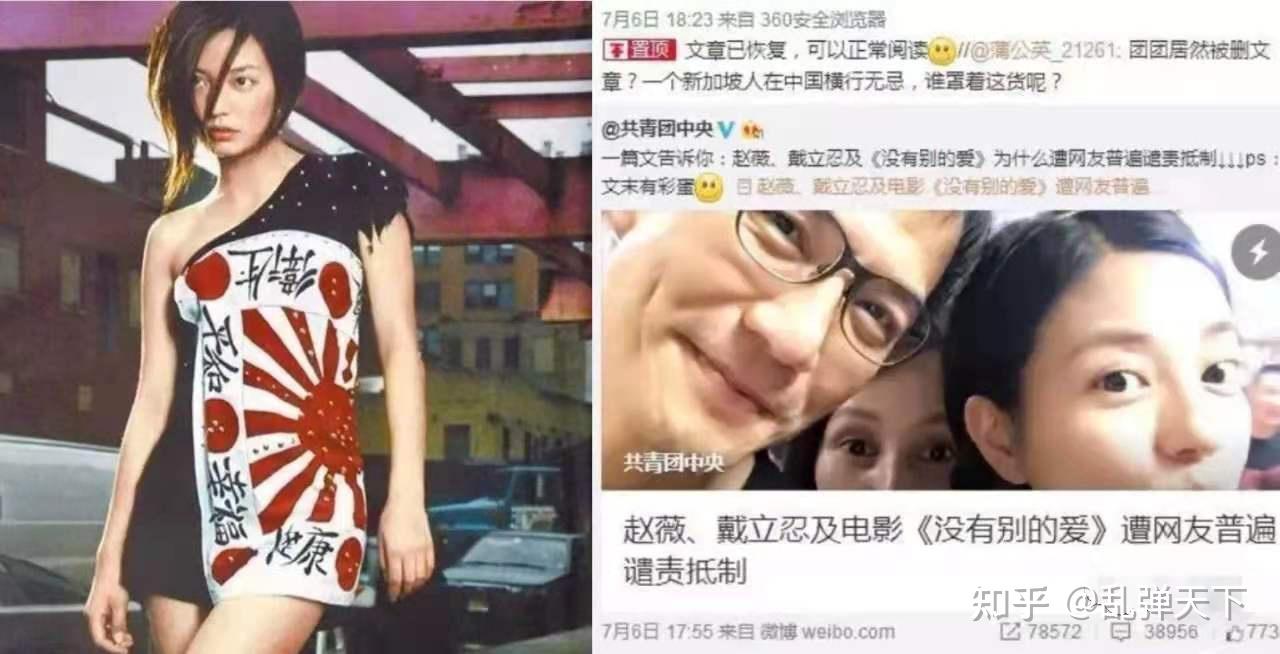 再有,赵薇曾力挺台独艺人戴立忍,反华分子水原希子(美籍日裔),遭全网