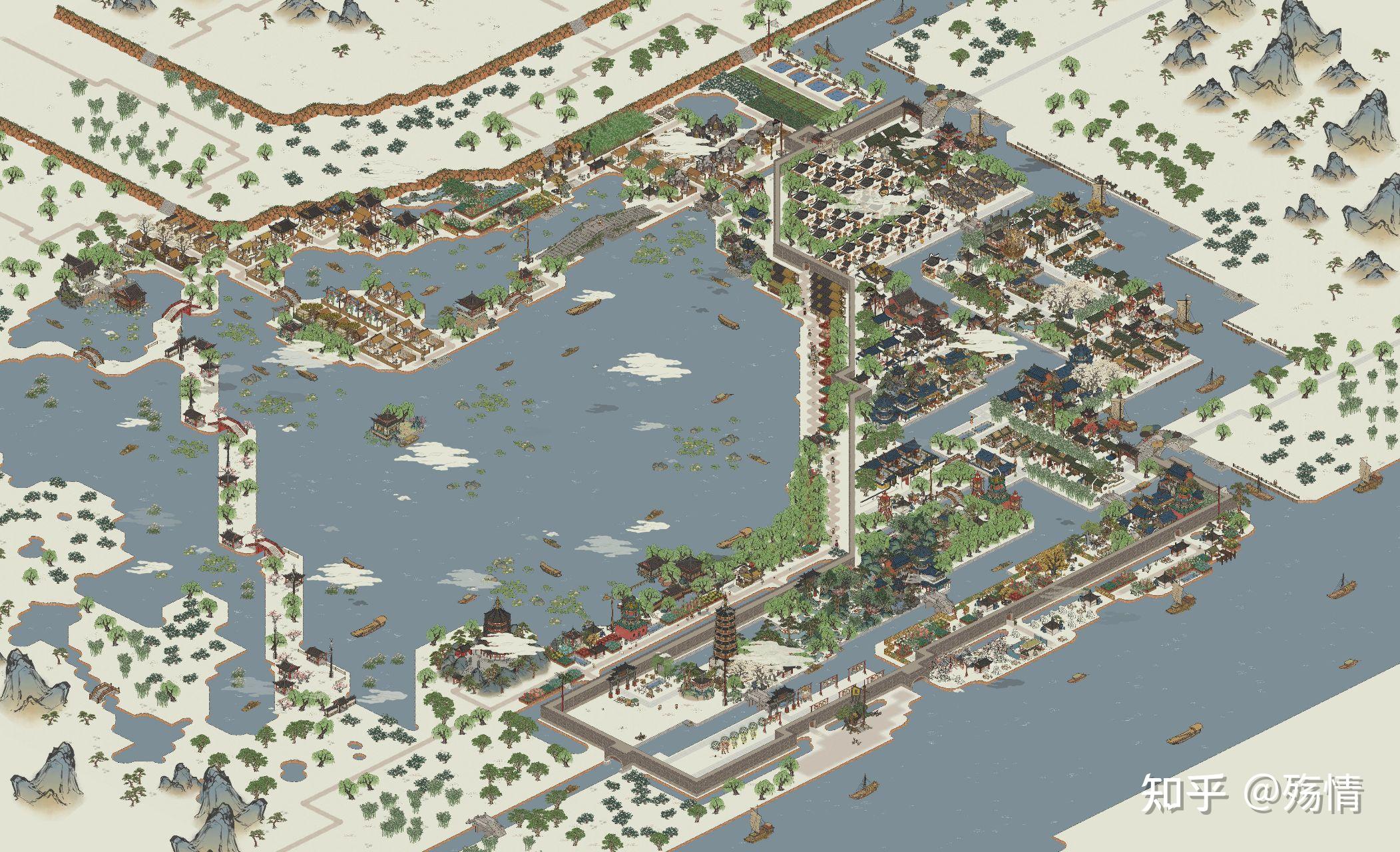 江南百景图三大城市布局