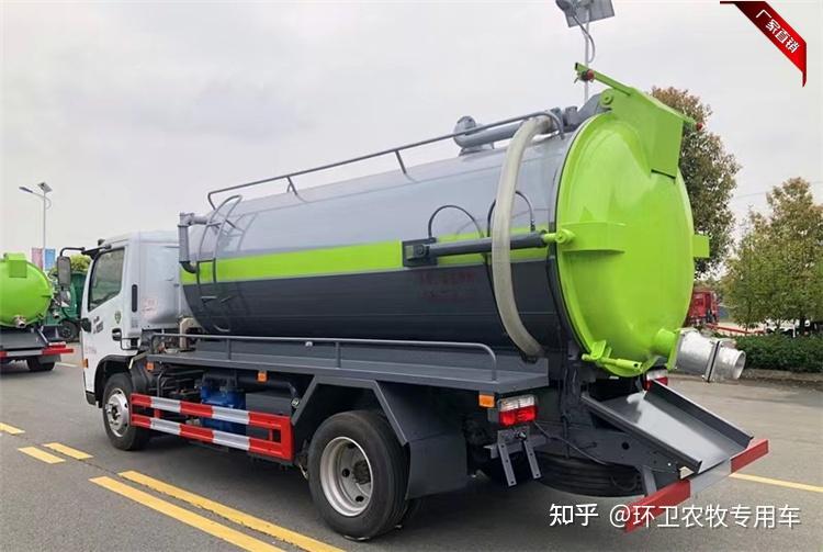 污水污泥运输车 污泥自卸车介绍8方污泥运输车 罐式污水运输车8方吸