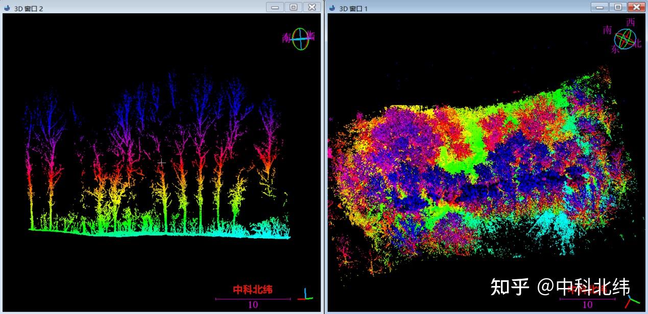 轻扫式和架站式激光雷达点云对树木胸径及树干形态提取的应用探索一