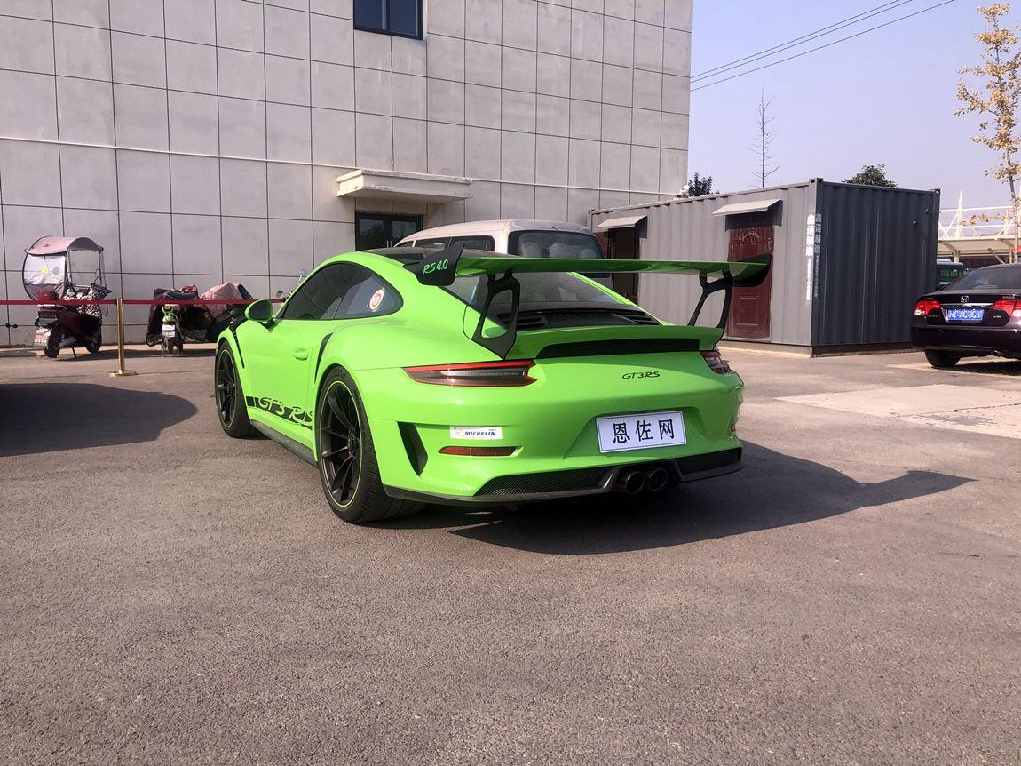 为赛道而生 保时捷 911 gt3 rs 蜥蜴绿 交付黄山客户