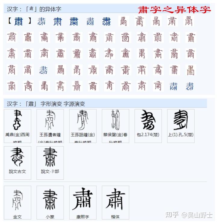 潇:繁体字写作"瀟"《说文解字》:"水,凖也.北方之行.