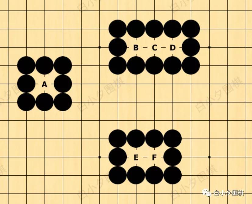 围棋入门知识如何区分棋子的公气外气内气