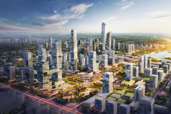 西咸新区未来规划图 图源西咸能源金贸区