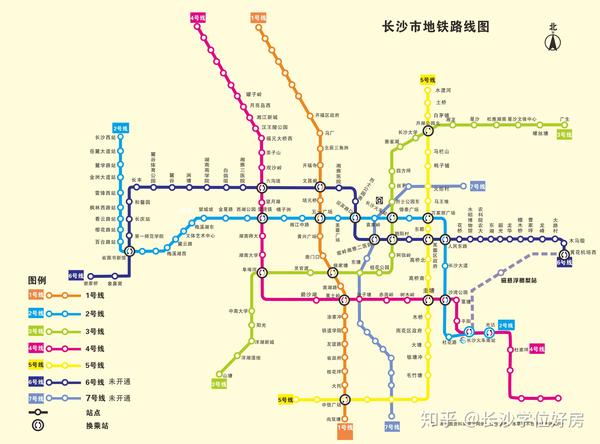 长沙最繁忙的地铁线是2号线和6号线