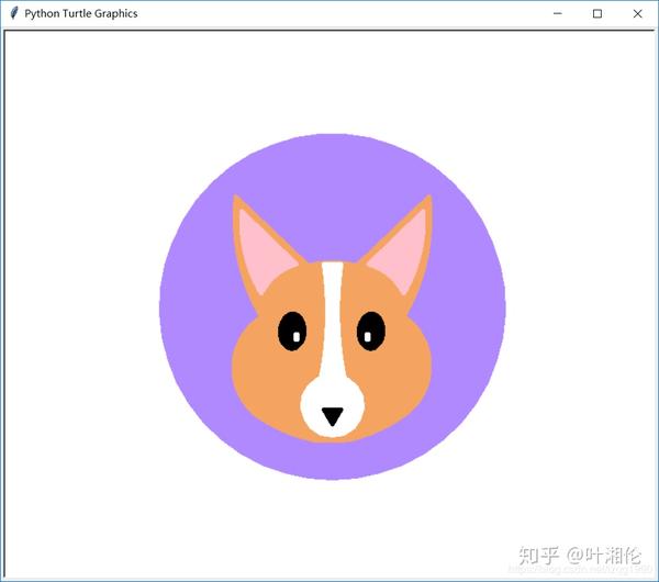 如何用python画一只肥肥的柯基狗狗——turtle库绘制椭圆与弧线实践