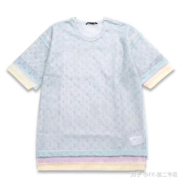 lv 2020欧根纱满印tee