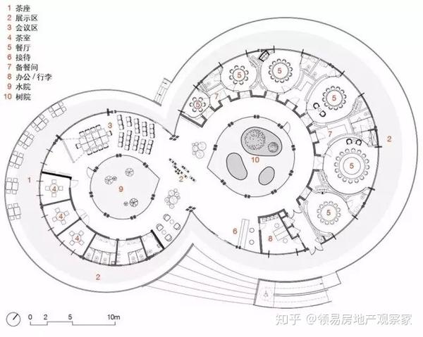 从空中俯瞰,竹里的外形好似