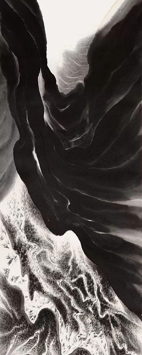 贾又福作品 无欲之门 186×176cm 2011年 请横直手机欣赏 贾又福作品
