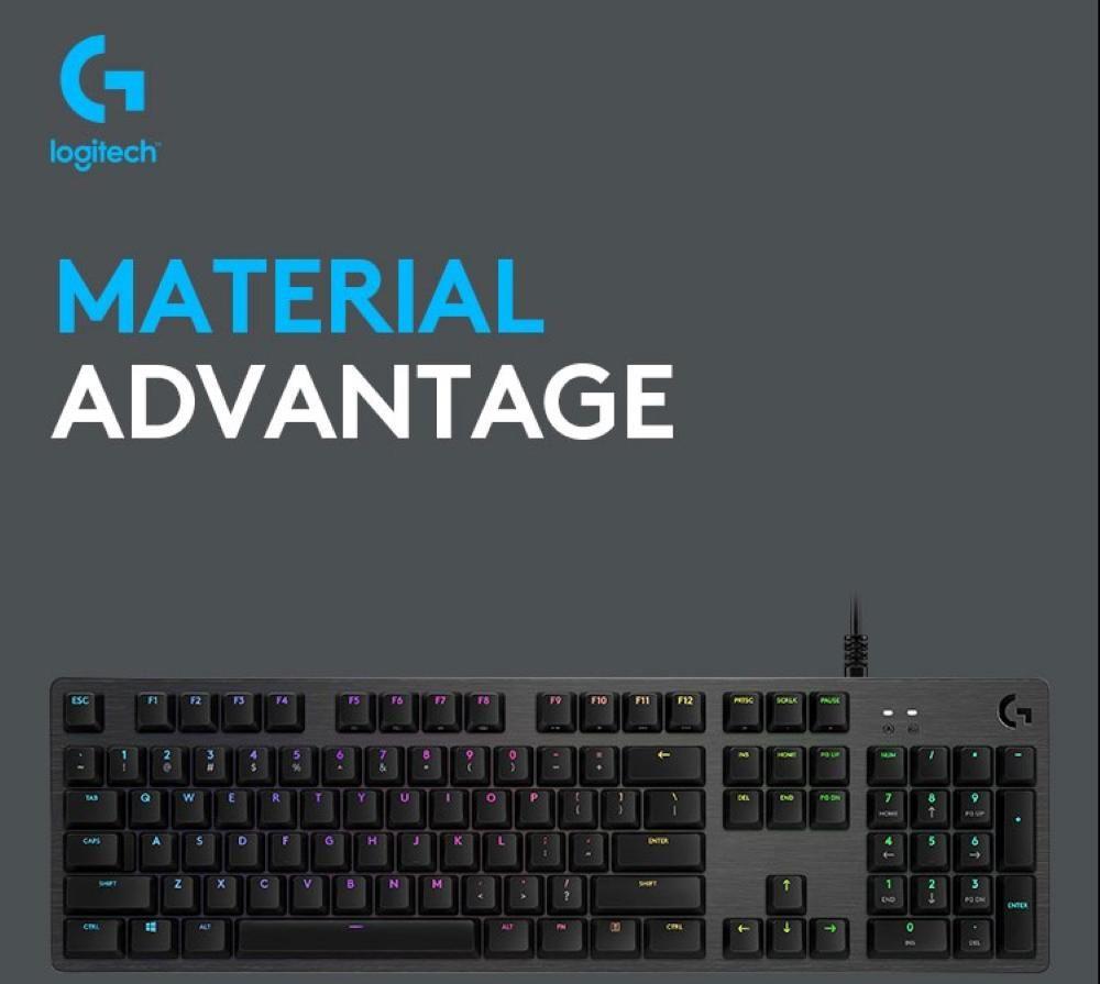 logitechg512rgb机械键盘发布适用于电竞或办公搭载rgb灯效