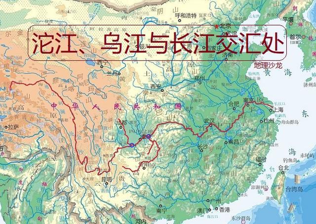 你知道长江支流沱江,乌江与长江的交汇处,分别是哪座城市吗?